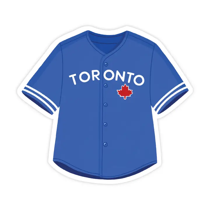 Baseball Jersey Vinyl Sticker