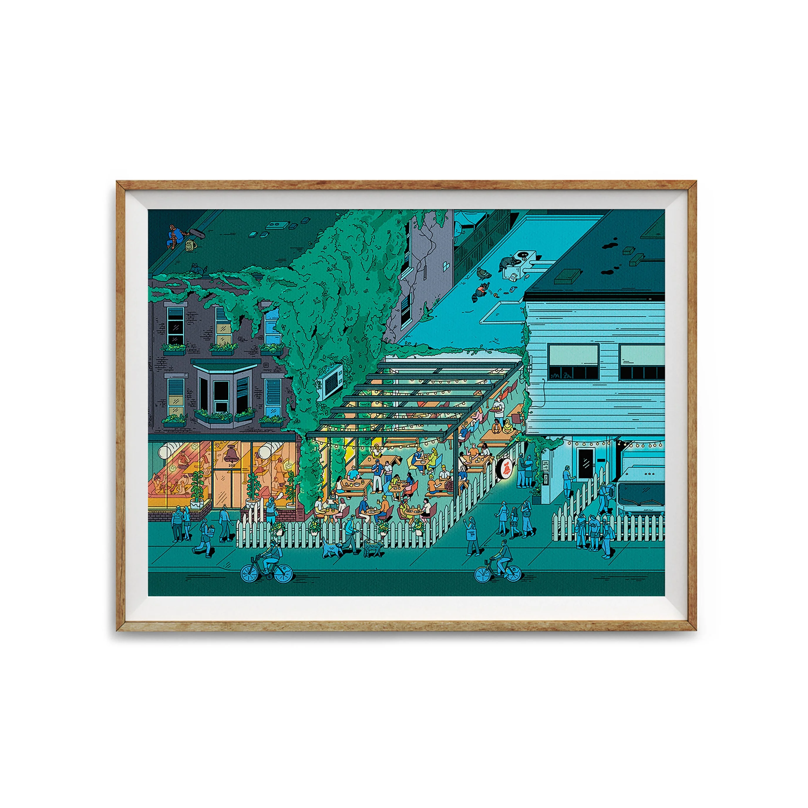 Bellwoods Brewery Streetscape Art Print (12"x16")