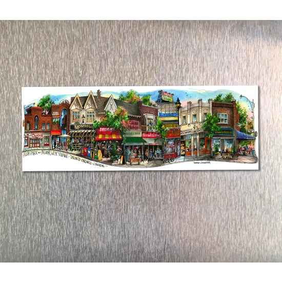 Bloor West Village Streetscape Magnet