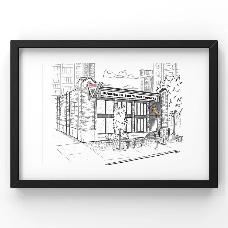 Buddies in Bad Times Theatre Art Print