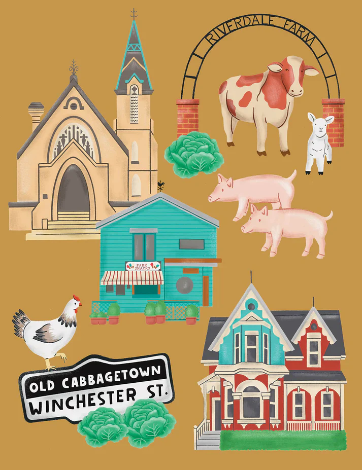 Cabbagetown Icons Print