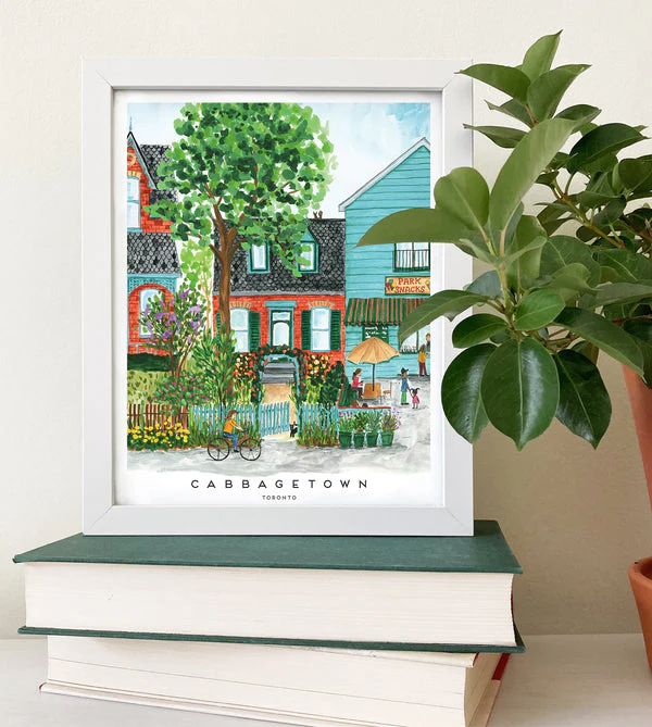 Cabbagetown Park Snacks Art Print (8"x10")