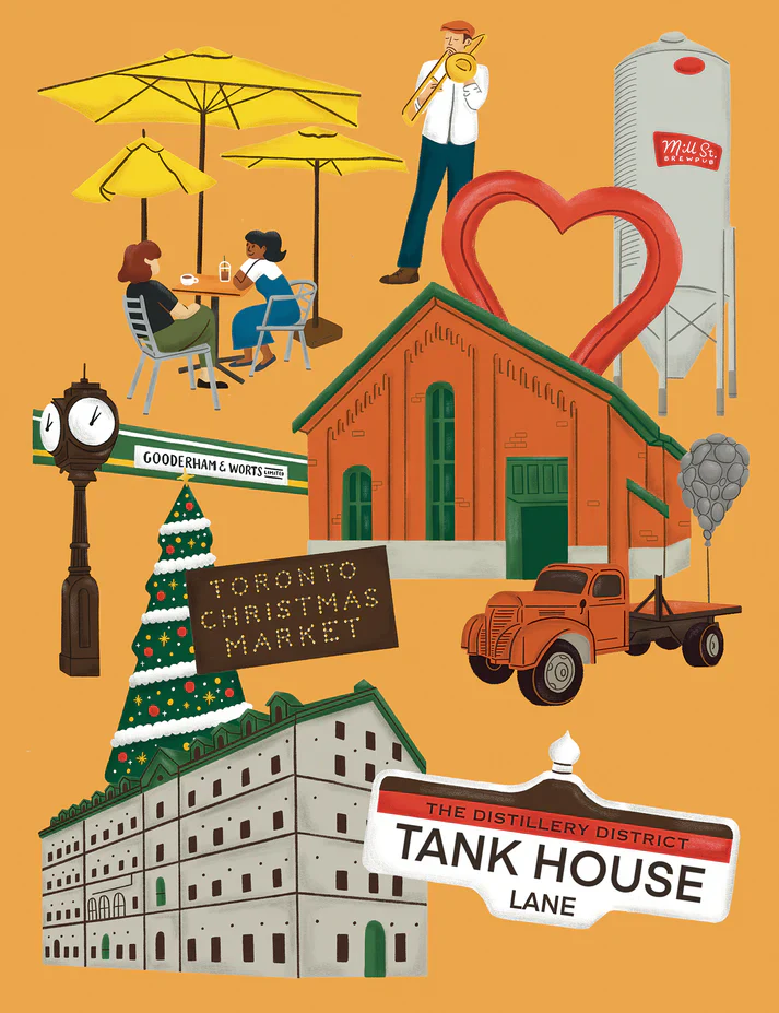 Distillery District Icons Print