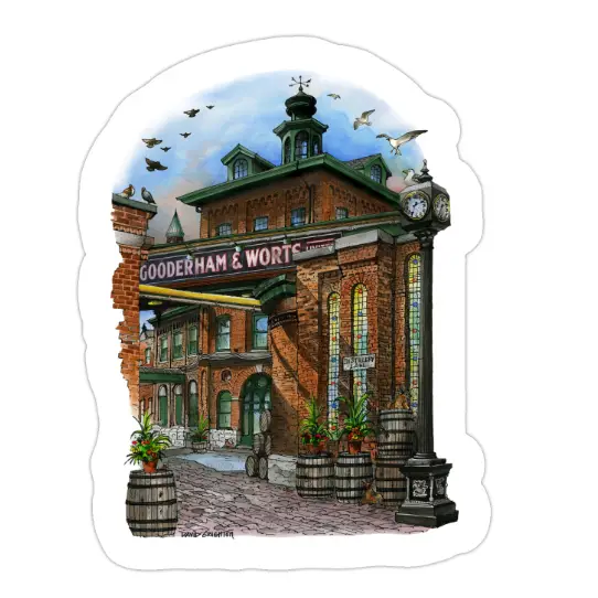 Distillery District Sticker