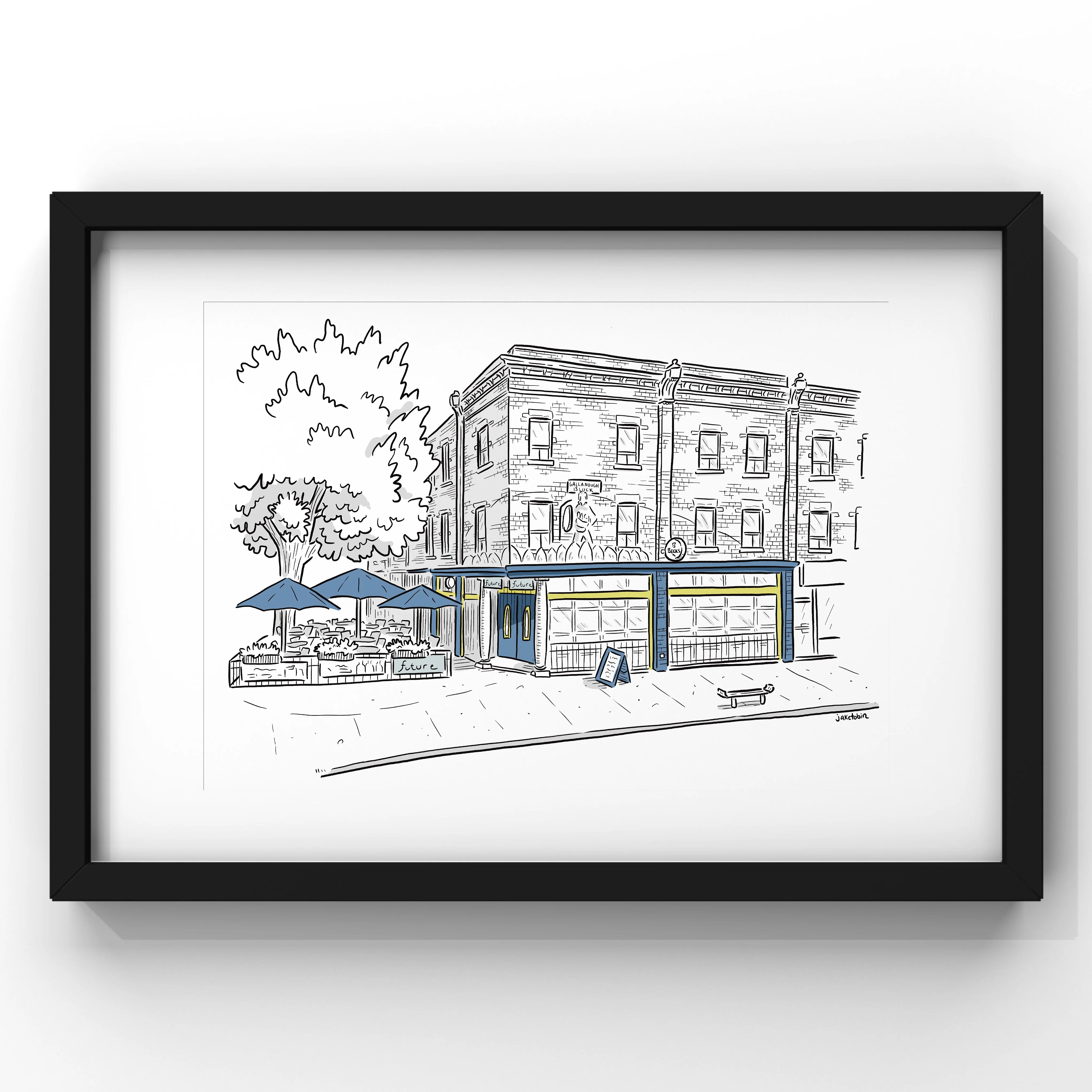 Future Bistro Art Print