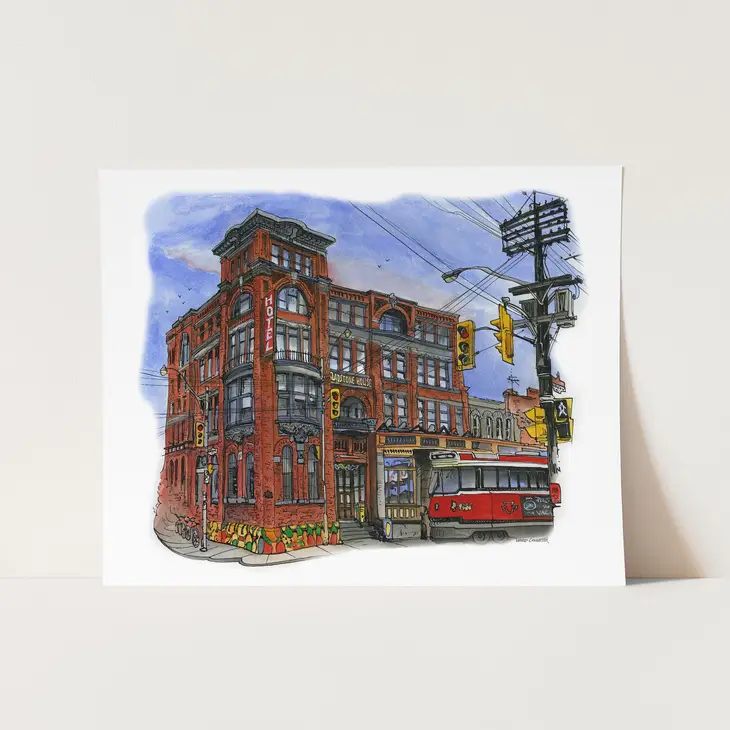 Gladstone Hotel Art Print