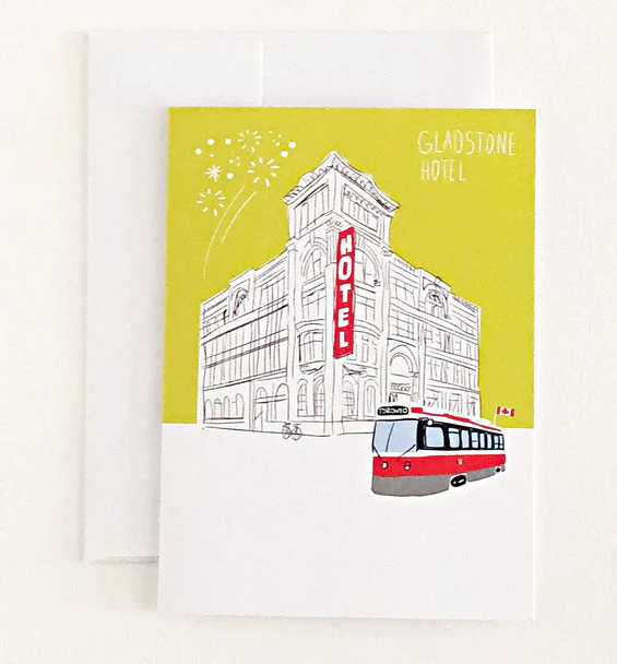 Gladstone Hotel Greeting Card