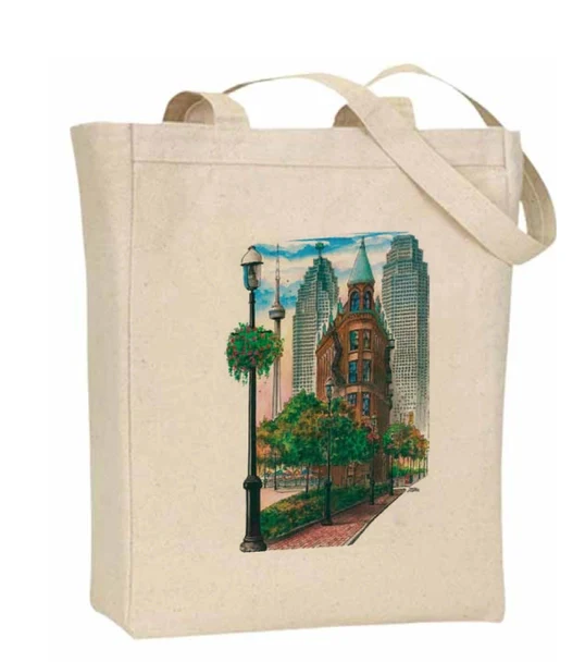 Gooderham Flat Iron Building Tote Bag