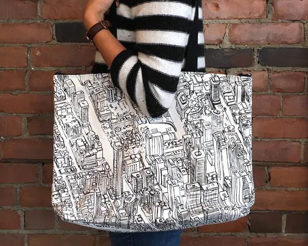 Toronto Lines Tote Bag - Image 2