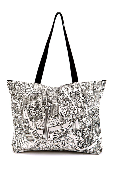 Toronto Lines Tote Bag - Image 3