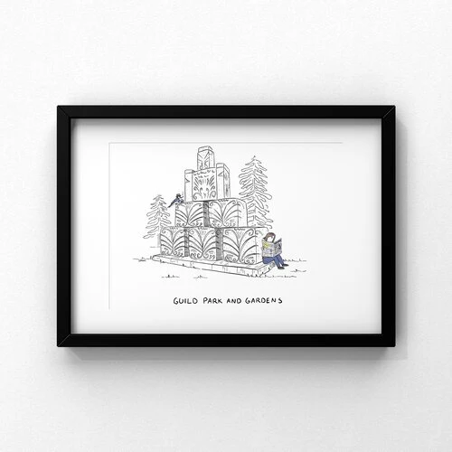 Guild Park and Gardens Art Print