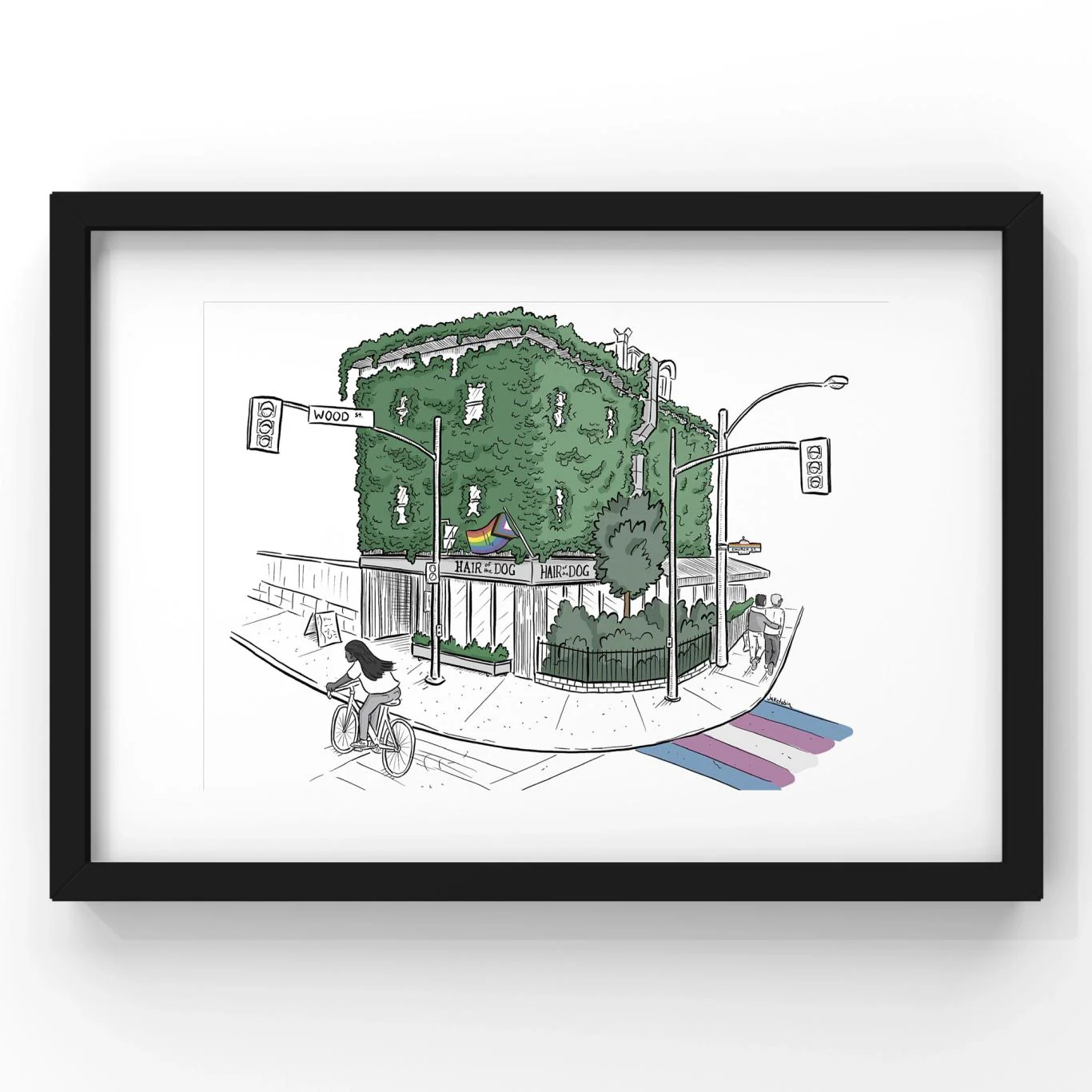 Hair of the Dog Pub Art Print