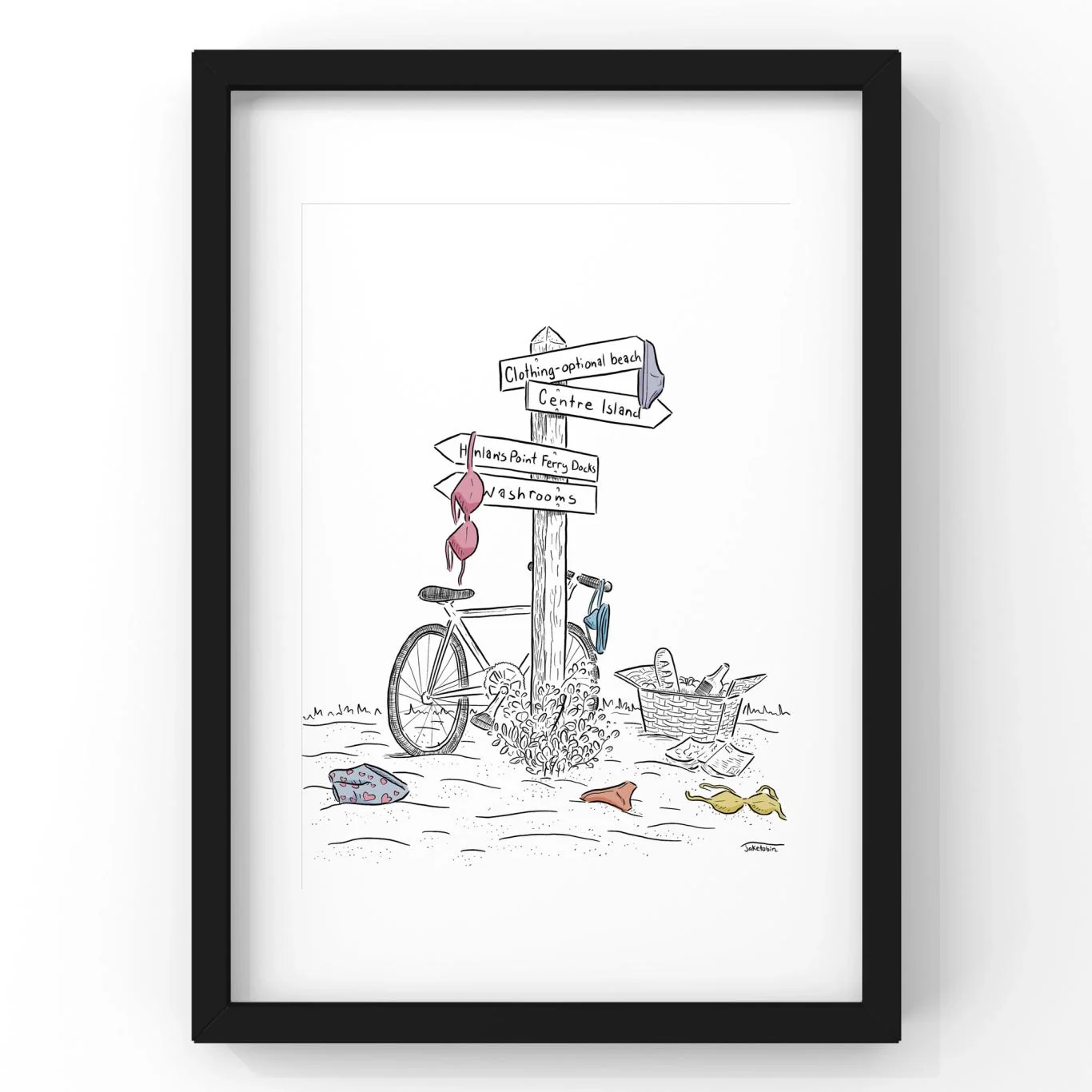 Hanlan's Directions Art Print
