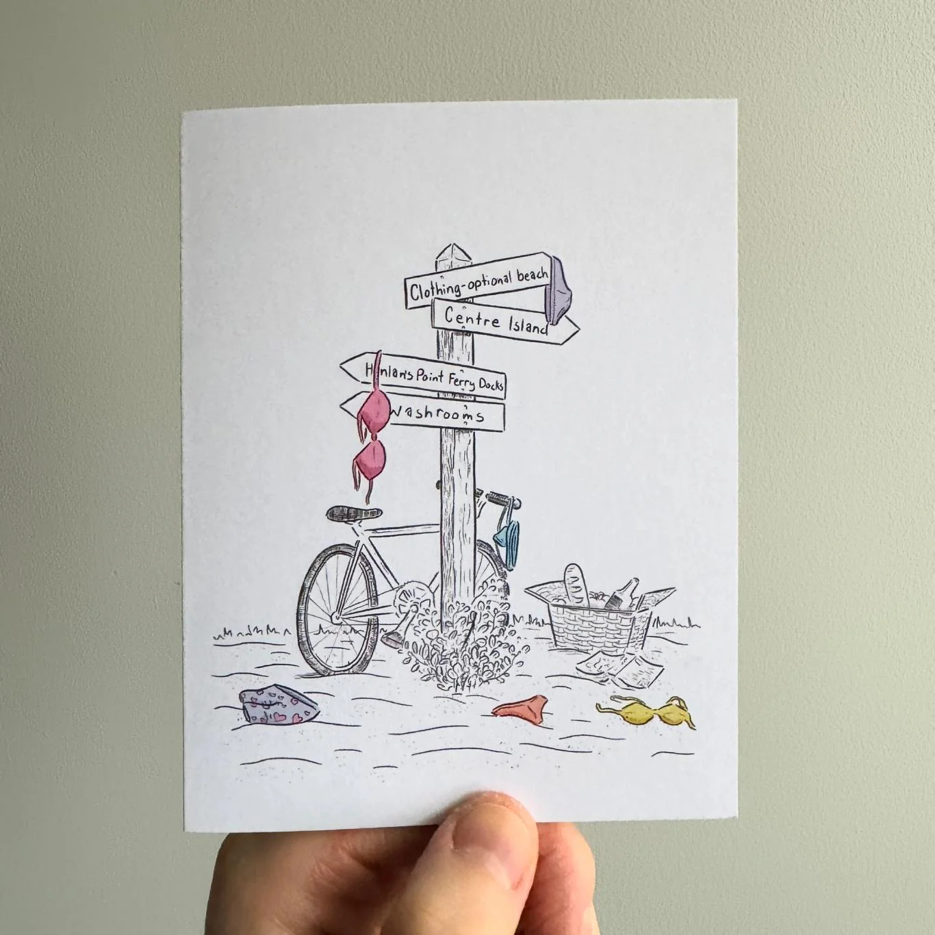 Hanlan's Directions Greeting Card