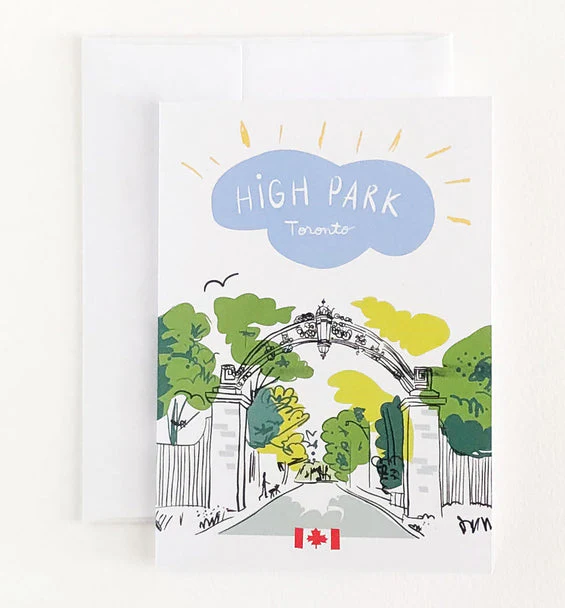 High Park Gate Toronto Greeting Card
