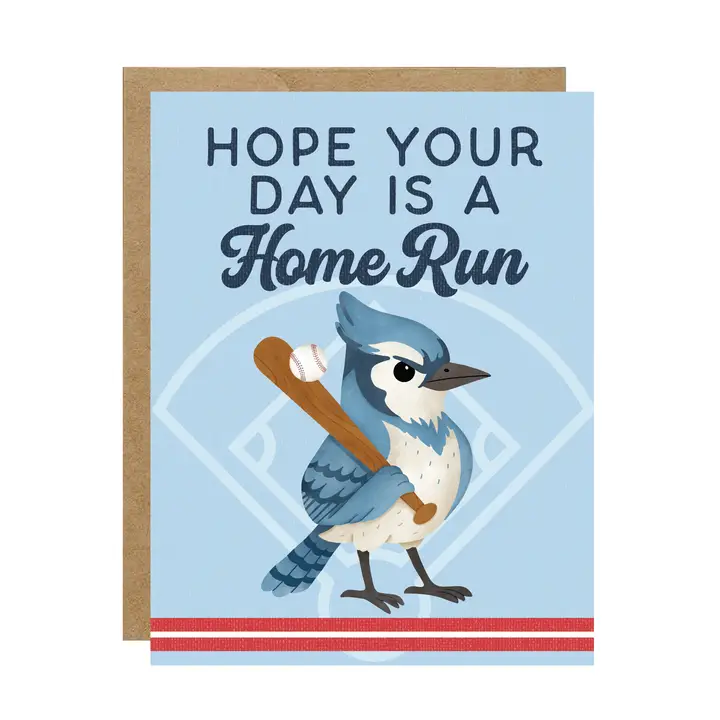 "Hope Your Day Is A Home Run" Birthday Card
