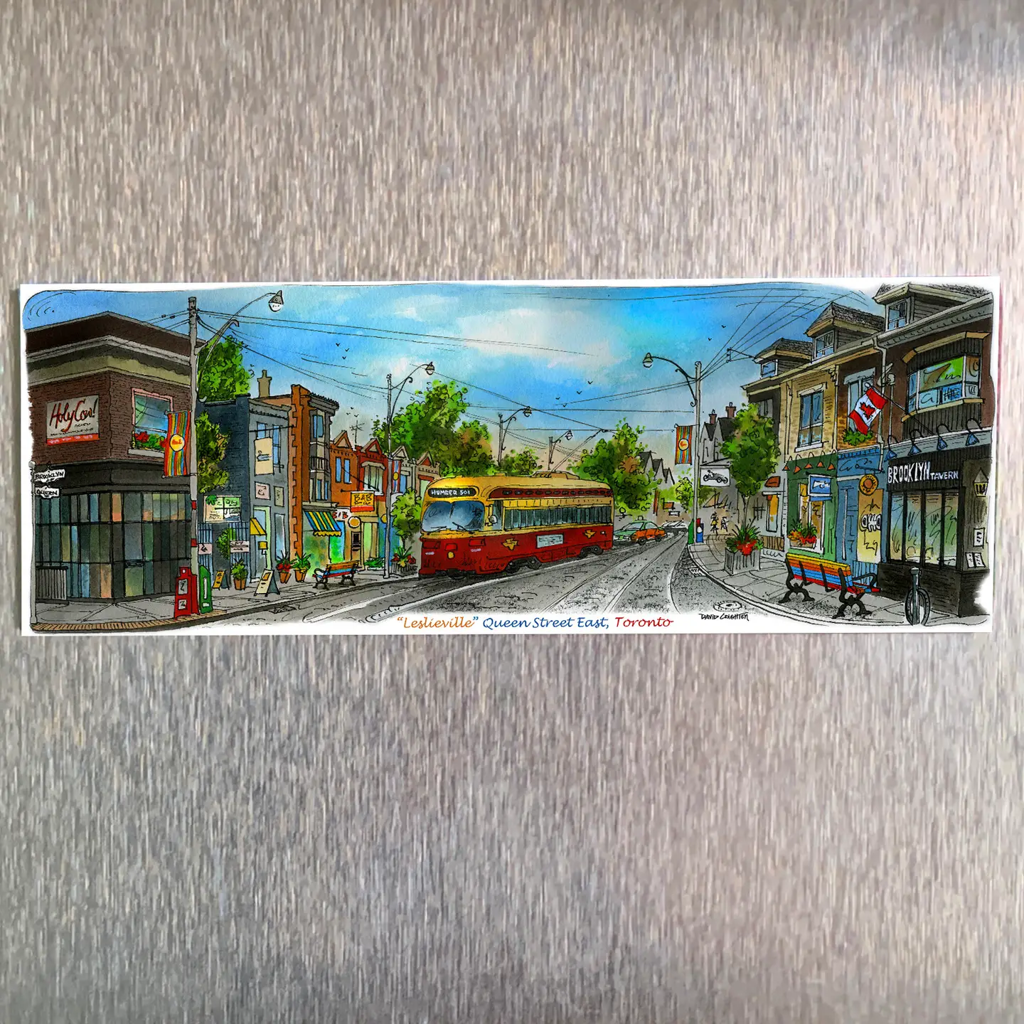 Leslieville Streetscape Magnet