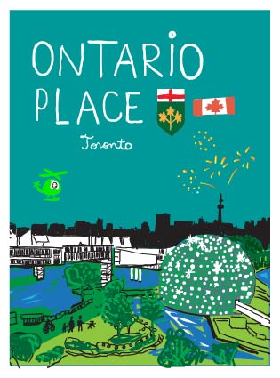Ontario Place Greeting Card