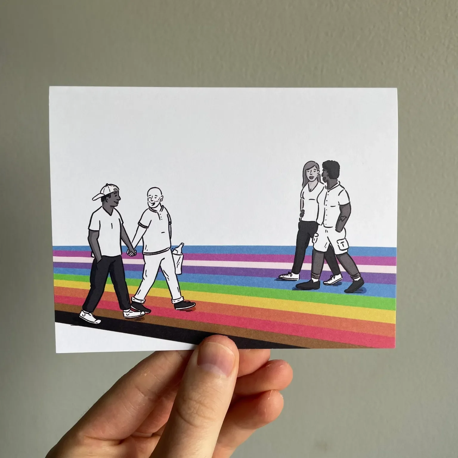 Pride Walk Greeting Card