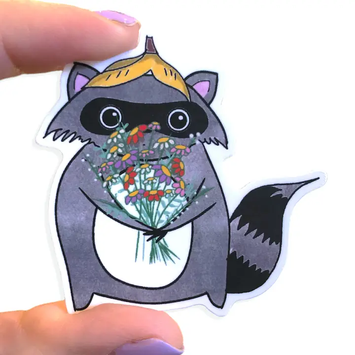 Raccoon Sticker - Image 2