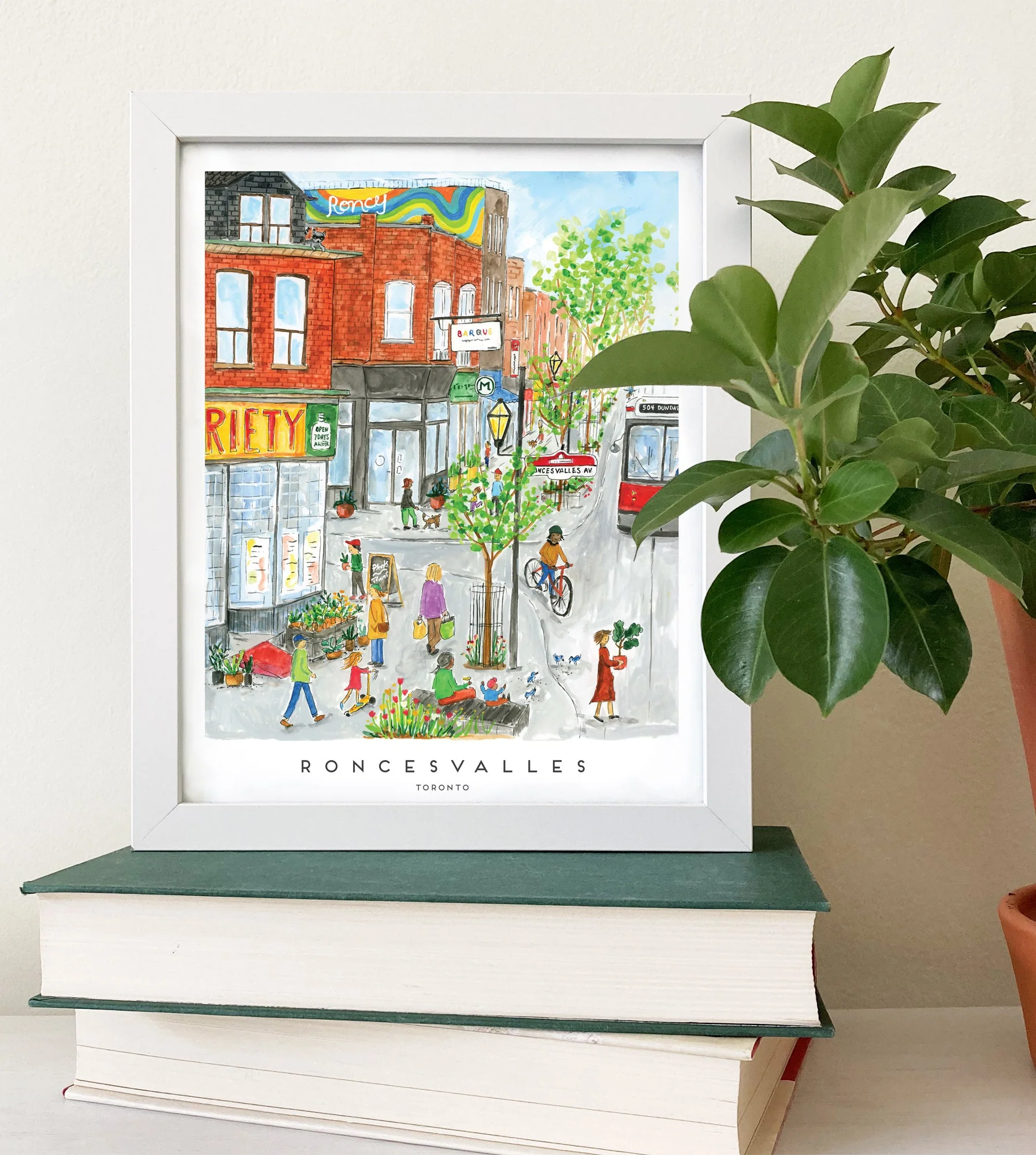 Roncesvalles Art Print (8" x 10")