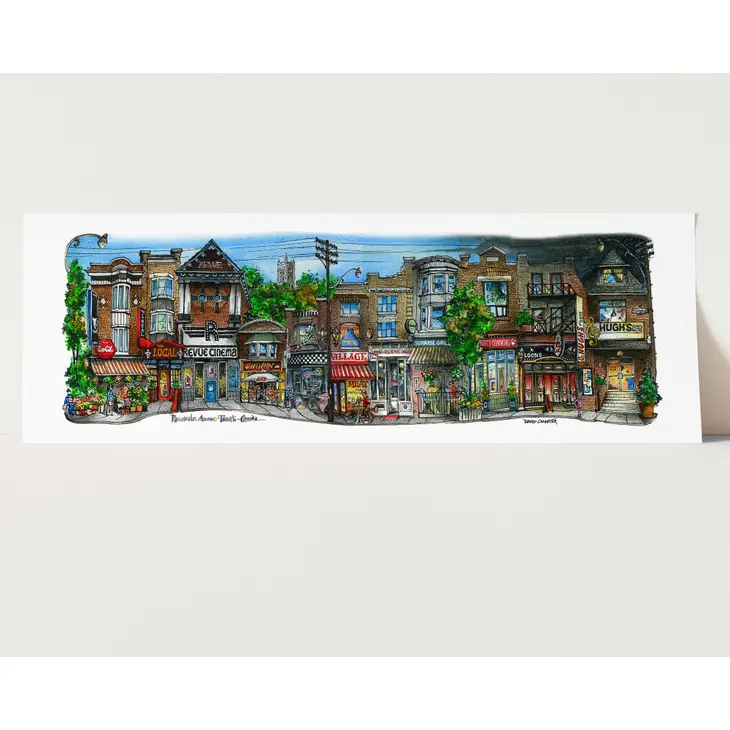 Roncesvalles Streetscape Art Print