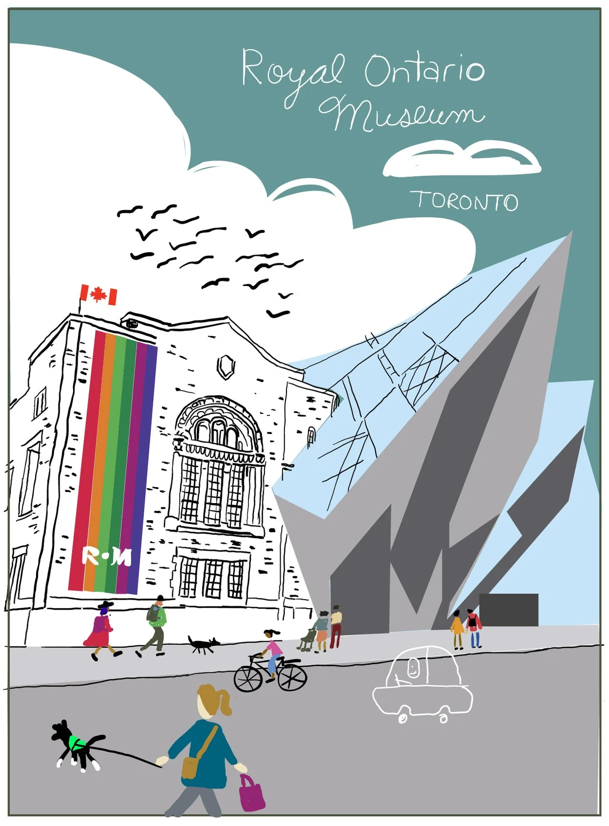 Royal Ontario Museum (ROM) Greeting Card