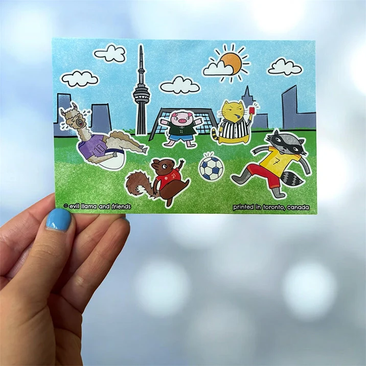 Soccer in the Six Sticker Sheet