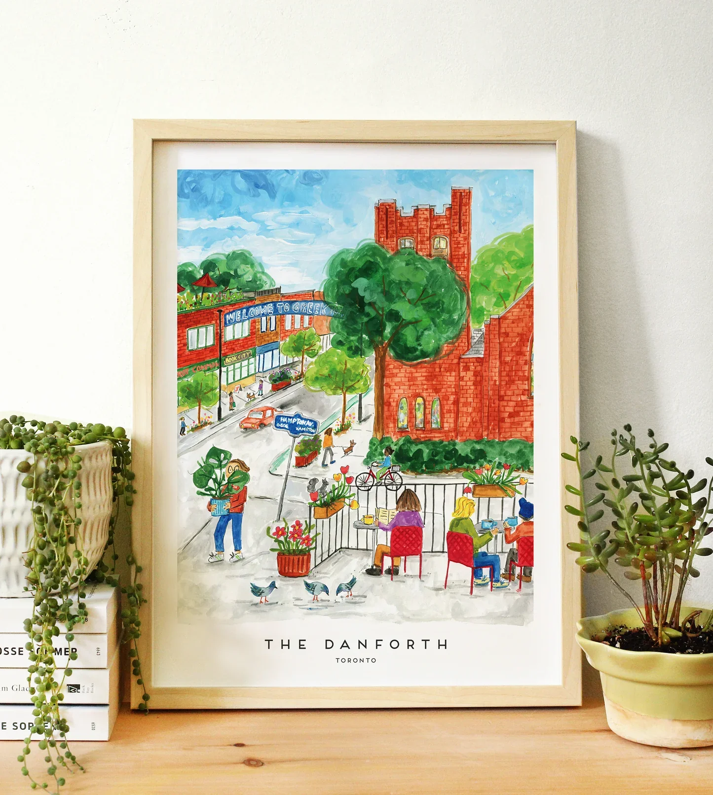 The Danforth Art Print (12"x16")