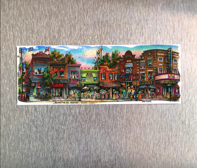 The Danforth Streetscape Magnet