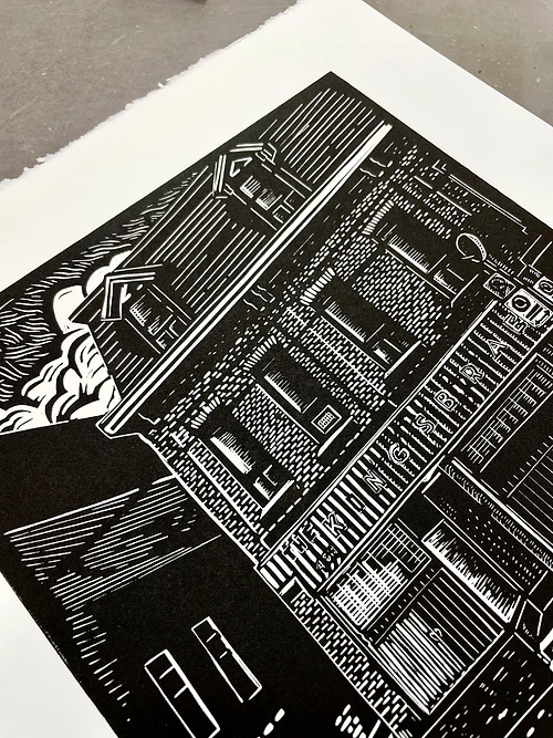 The Kingsbrae Linocut Print (Limited Edition) - Image 2
