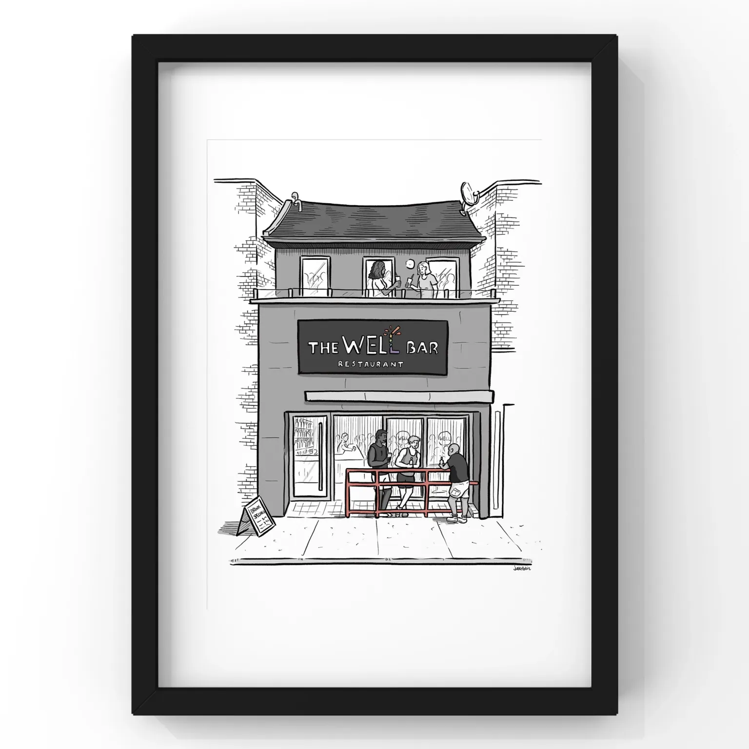 The Well Bar Art Print