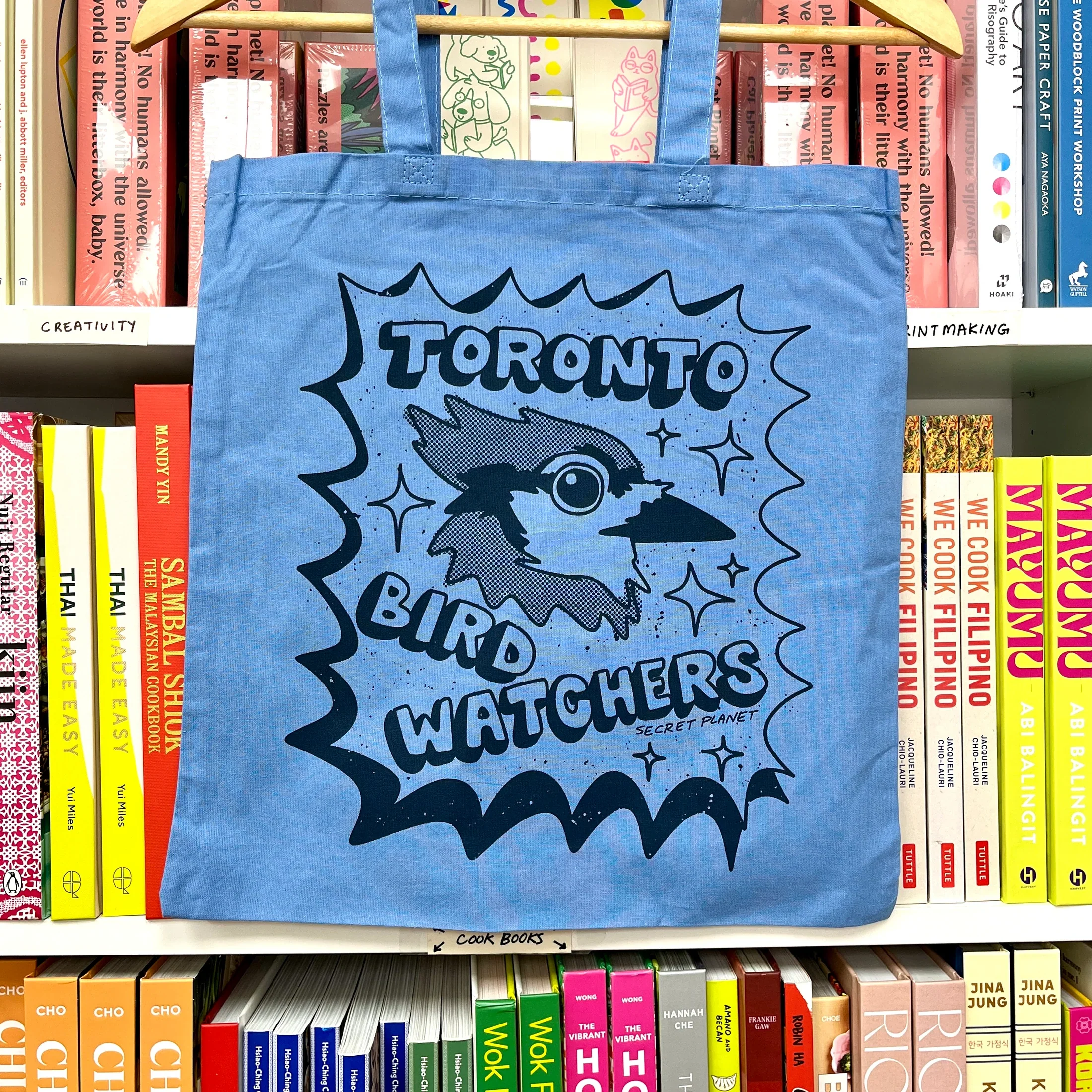Toronto Bird Watchers Blue Jays Tote Bag (Blue)