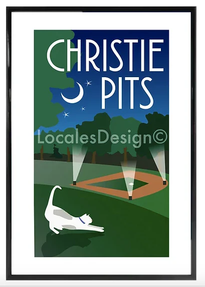 Toronto Christie Pits Neighbourhood Print