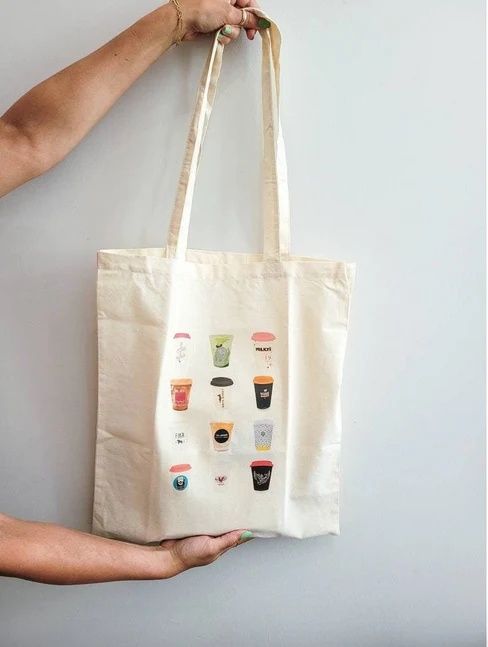 Toronto Coffee Shops Tote Bag V1