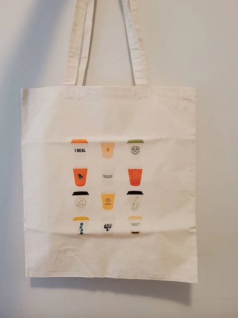 Toronto Coffee Shops Tote Bag V3