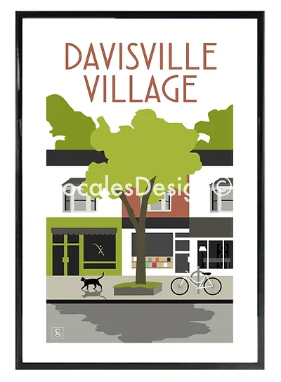 Toronto Davisville Village Neighbourhood Print