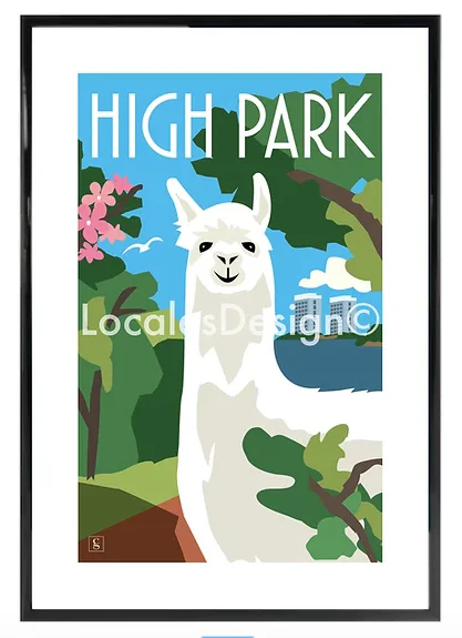 Toronto High Park Neighbourhood Print