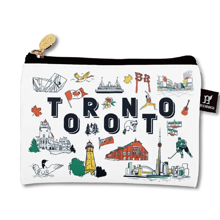 Toronto Icons Zip Pouch (Small)