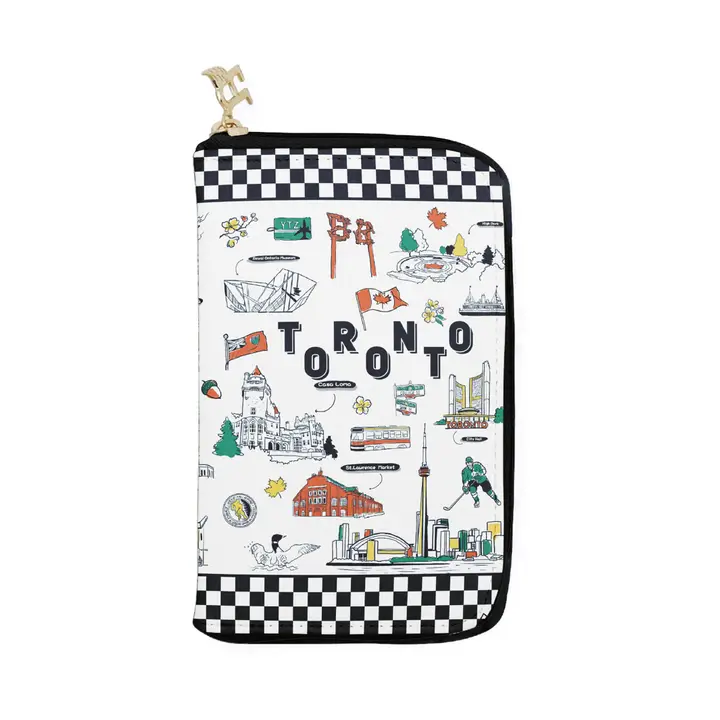 Toronto Icons Zip Wallet