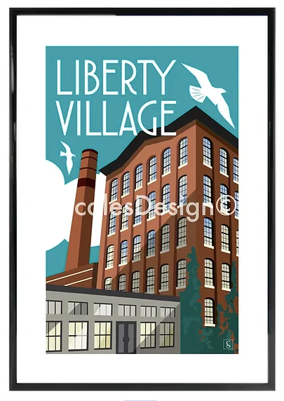 Toronto Liberty Village Neighbourhood Print