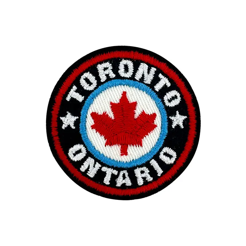 Toronto Ontario Maple Leaf Iron-On Patch