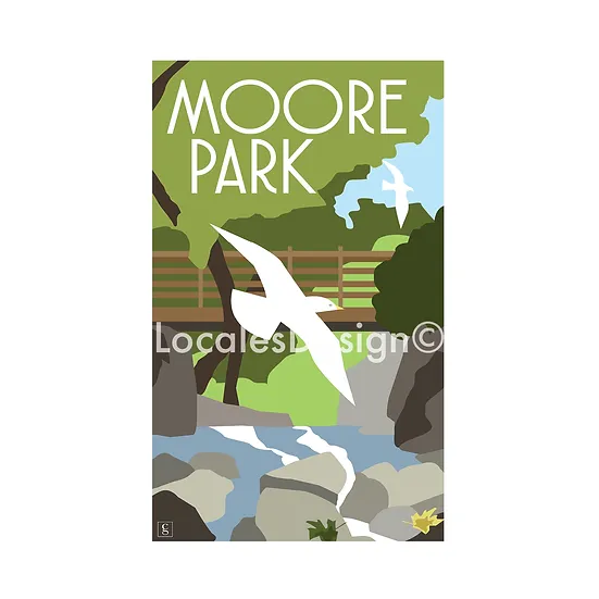 Toronto Moore Park Neighbourhood Print