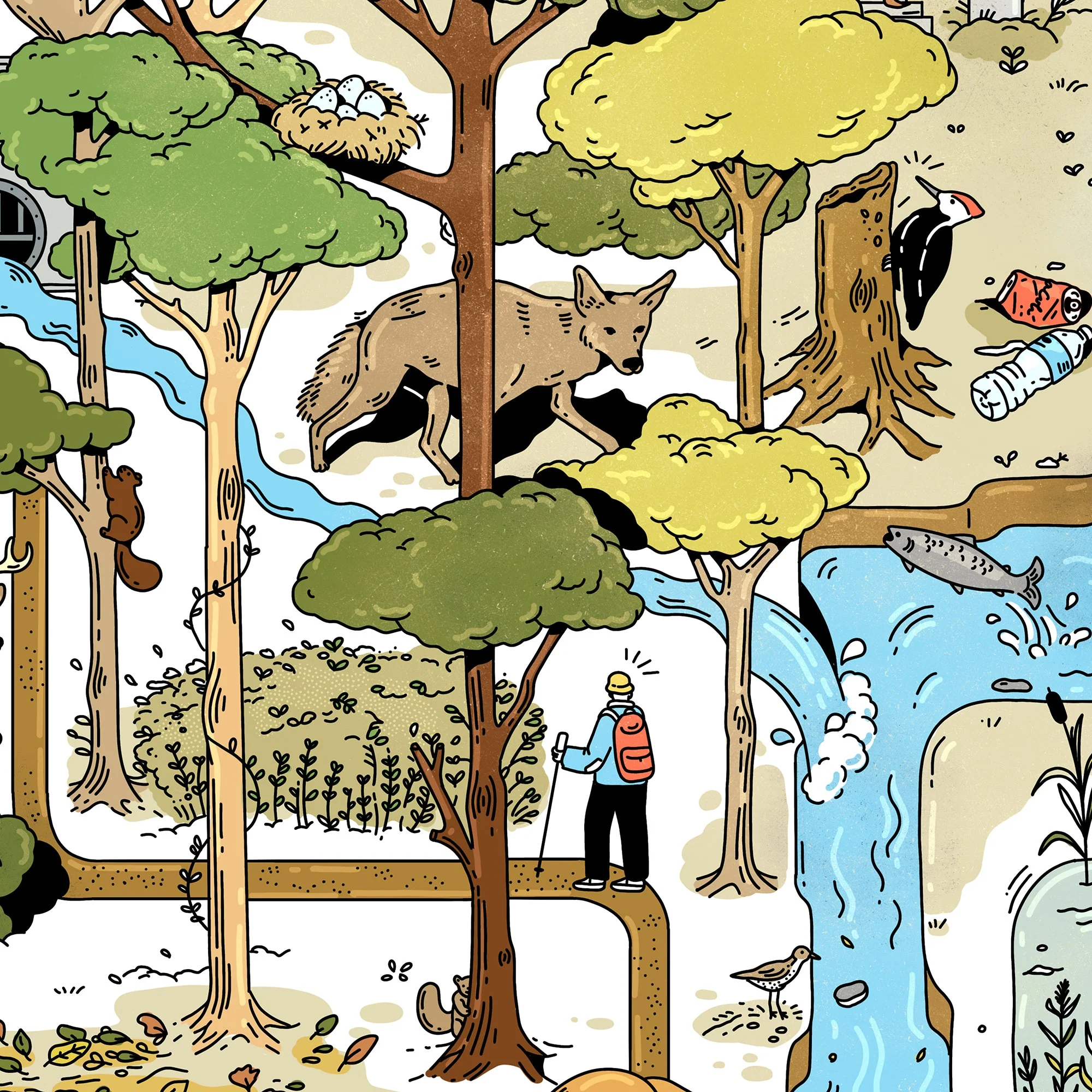 Toronto Ravine-Land Art Print - Image 3