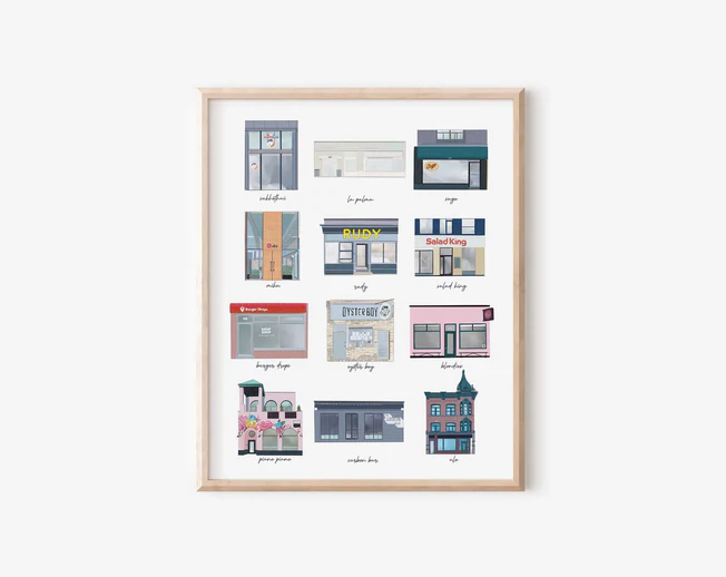 Toronto Restaurants Print