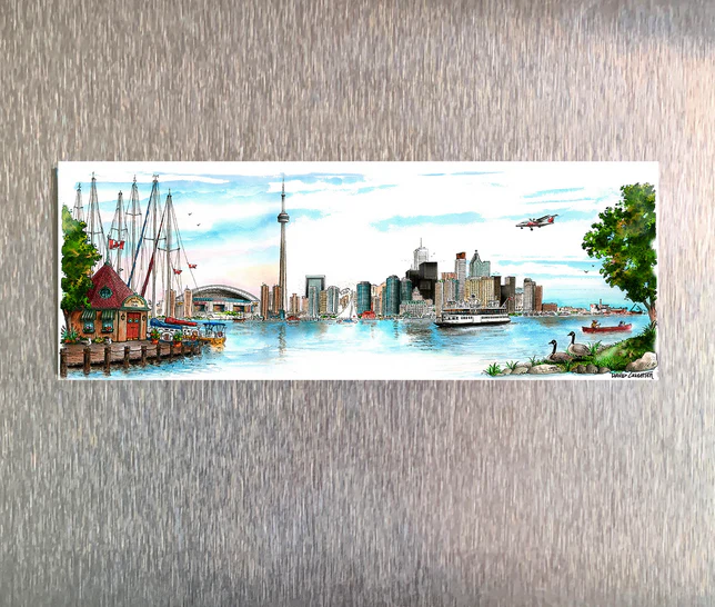 Toronto Skyline View Magnet
