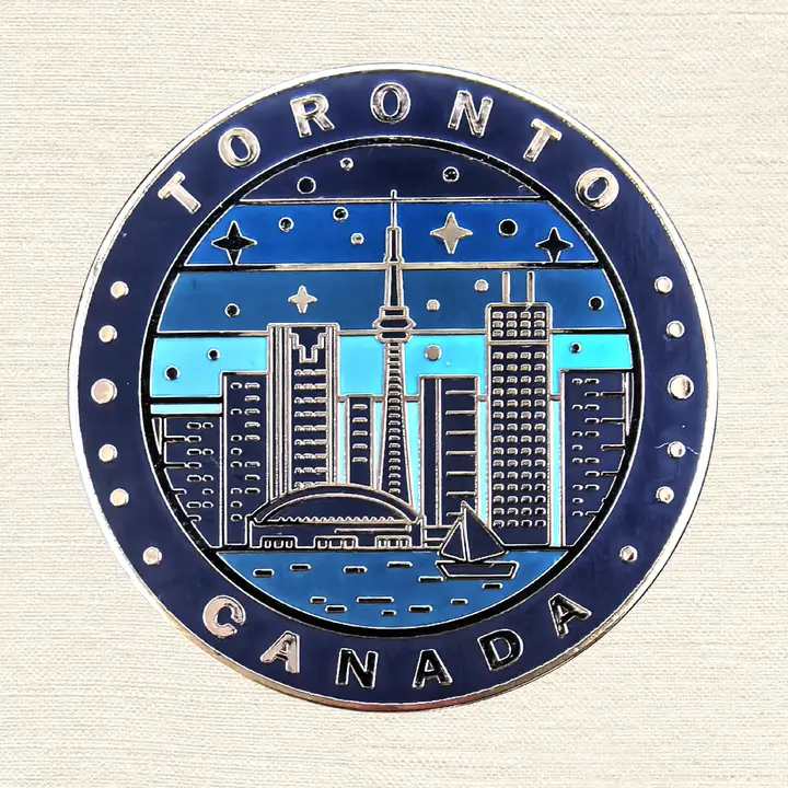 Toronto Skyline (Night) Enamel Pin