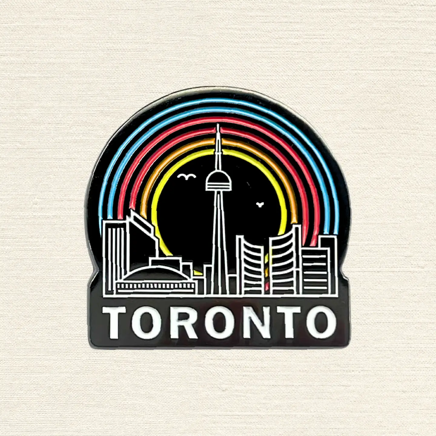 Toronto Skyline (Rainbow) Enamel Pin